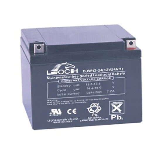 LEOCH理士蓄电池DJW12-24 12V24AH 免维护阀控式 机房专用包邮质保