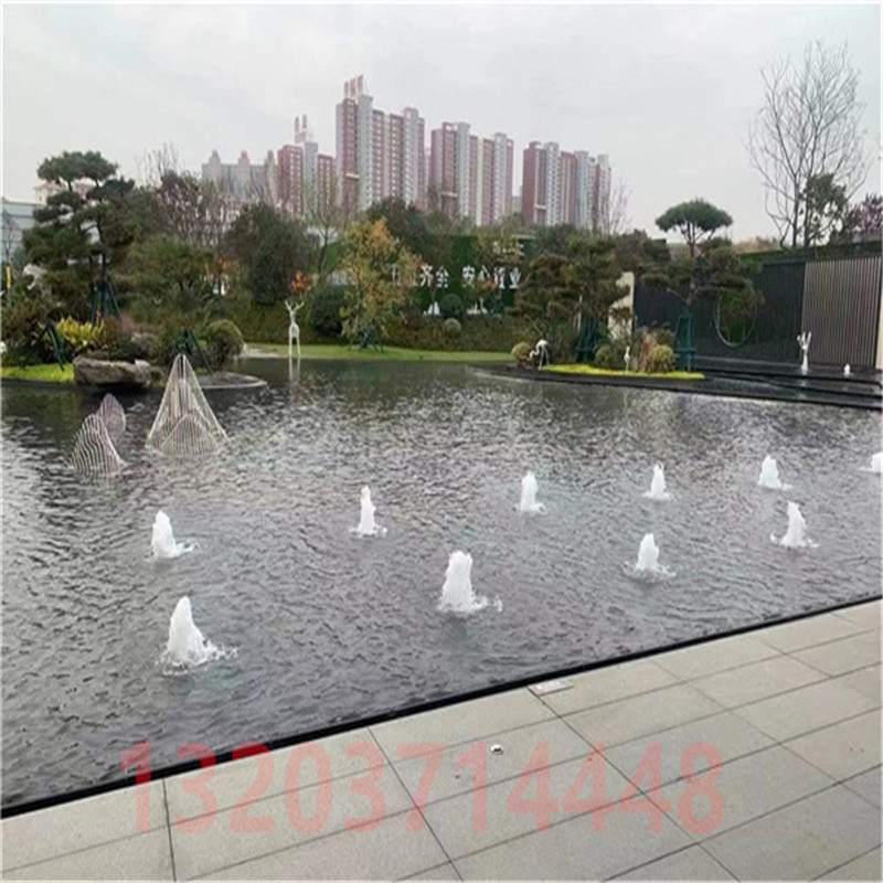 郑州旱式喷泉 唯美喷雾景观