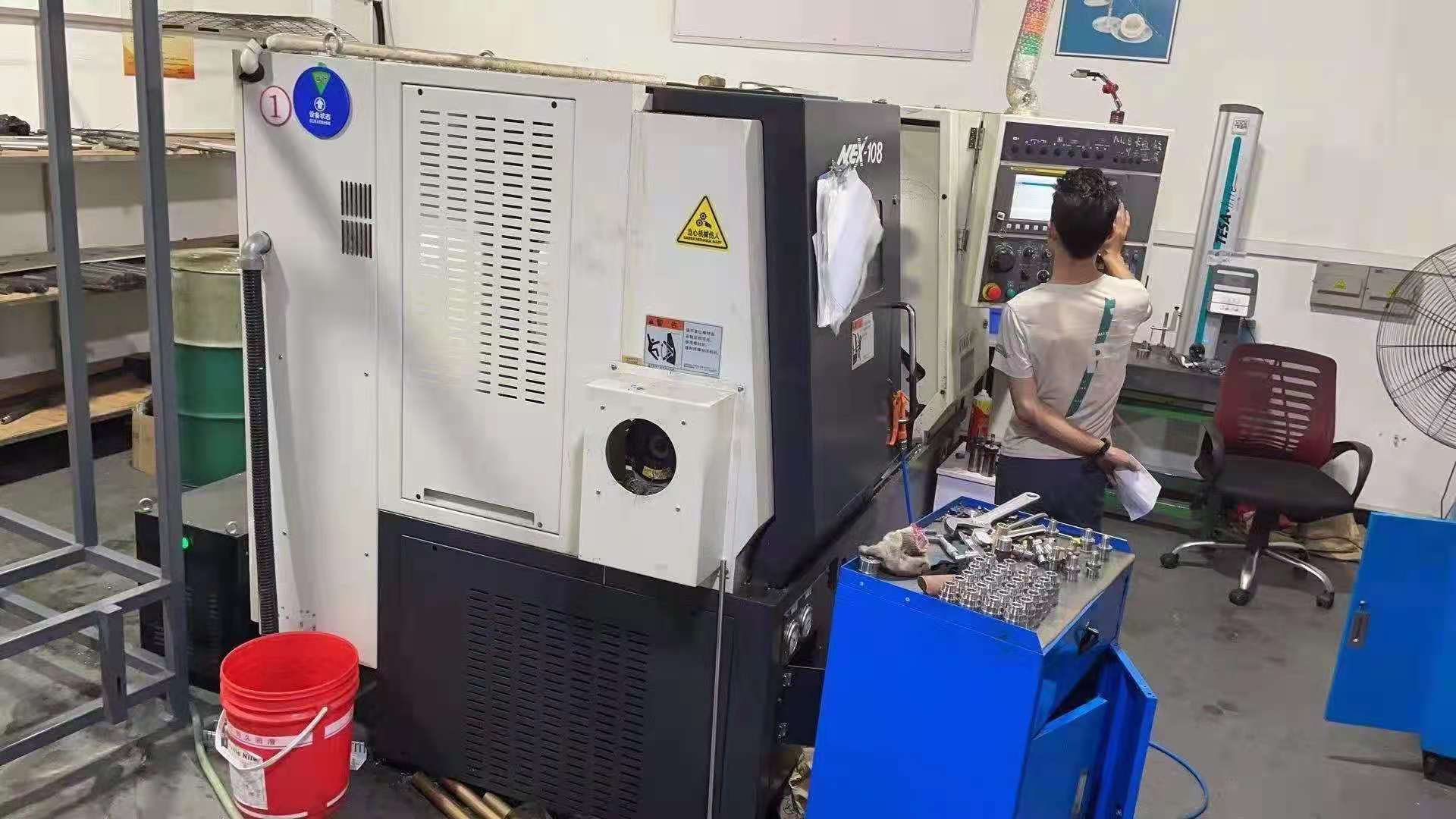 出售2019年出厂二手泷泽NEX108数控车床1台少用