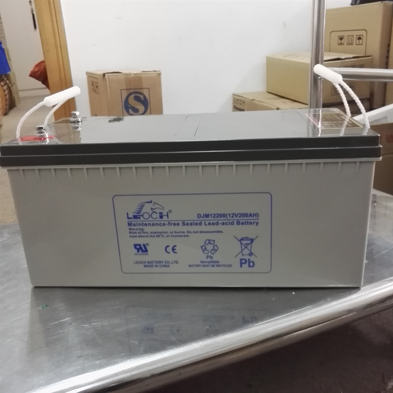 LEOCH理士蓄电池DJM12200 12V200AH 太阳能路灯UPS电源免维护电瓶