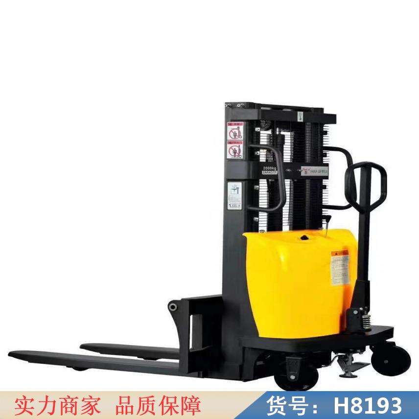朵麦电动堆高车车的 定制电动堆高车 平衡重式半电动堆高车货号H8193