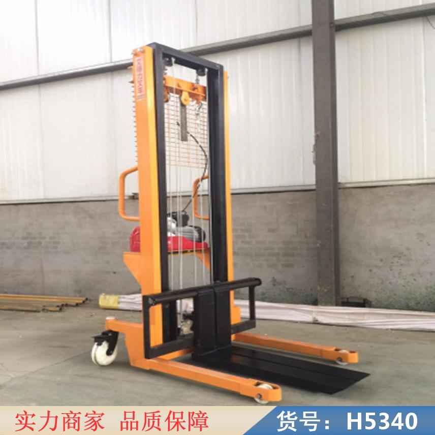 朵麦前移式手动液压叉车 手动液压堆高车 侧面堆高车货号H5340