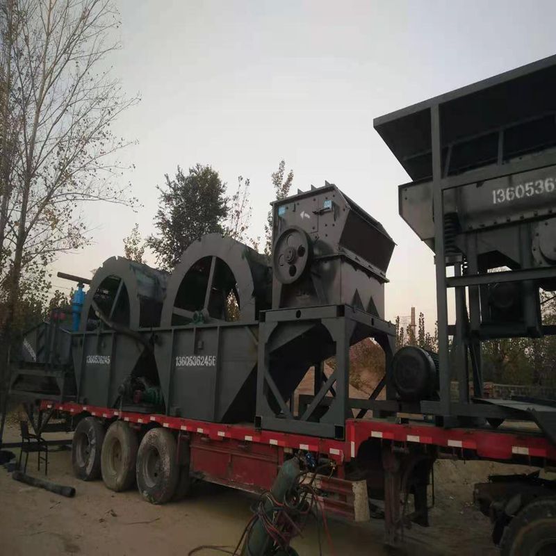 力鼎大型移动破碎设备 小型履带移动破碎设备 鹅卵石移动破碎设备