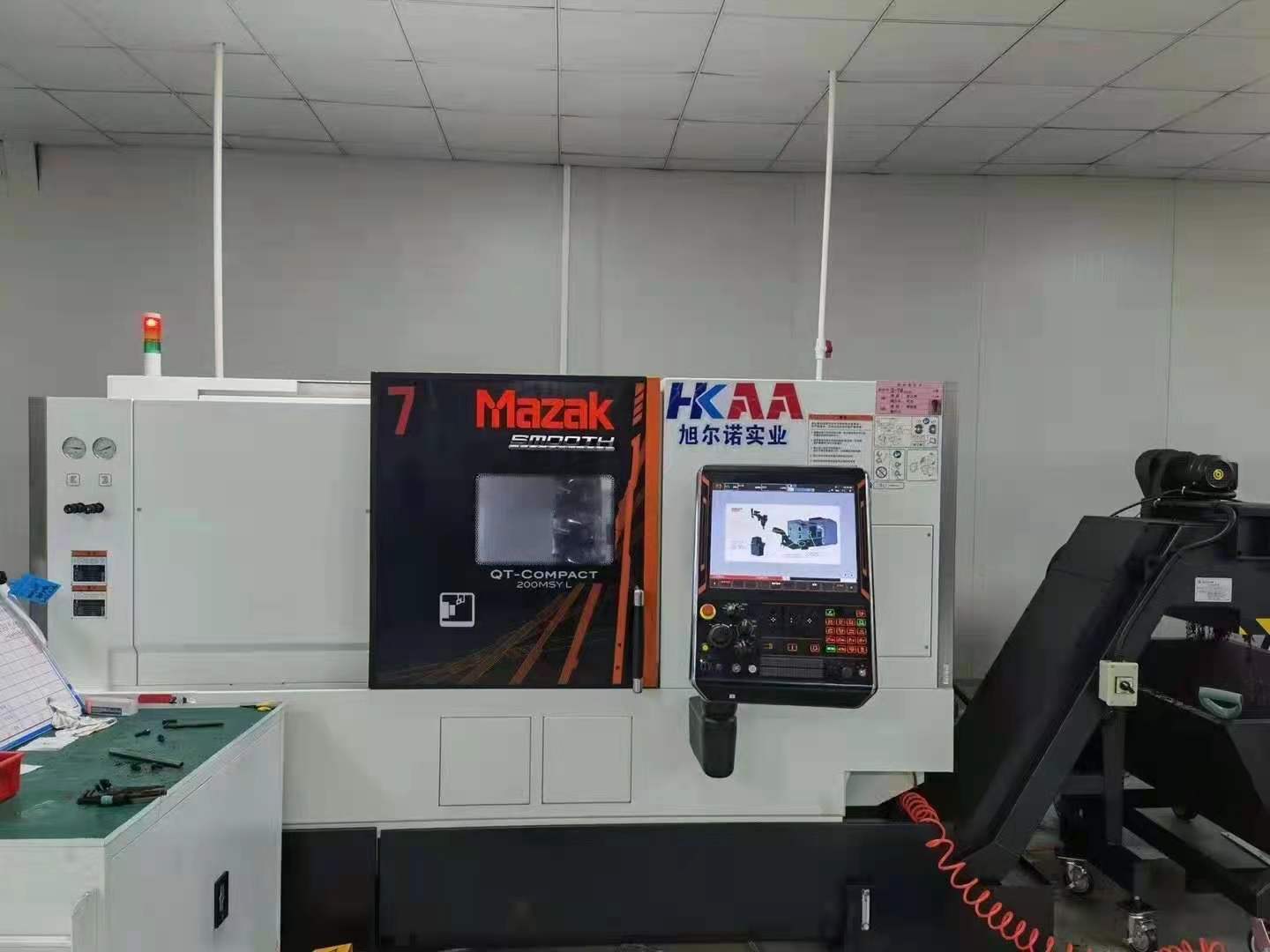 工厂在位出售马扎克双主轴带Y车削中心 QT-COMPACT 200MSYL多台2020年出厂