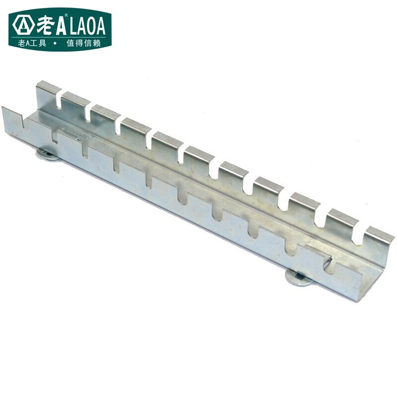 老A（LAOA）五金工具挂钩货架配件 螺丝刀架390mm LA11401-i