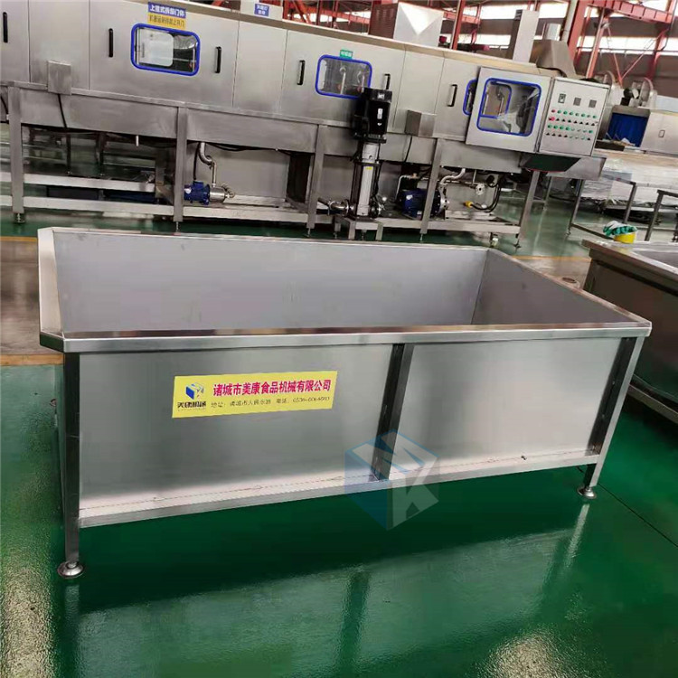 小型不锈钢肉类浸泡池 1200型鸡爪泡发槽子 猪肘花入味浸泡设备