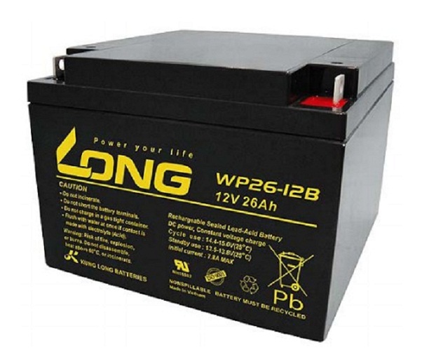 LONG广隆蓄电池WP26-12B 12V26AH 机房UPS备用电源/储备