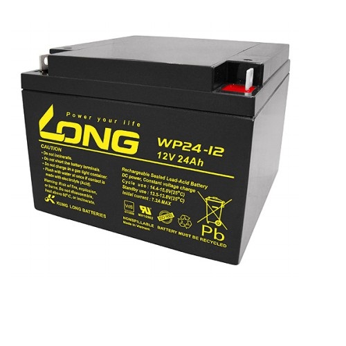 LONG广隆蓄电池WP24-12 12V24AH 通信UPS应急电源太阳能路灯
