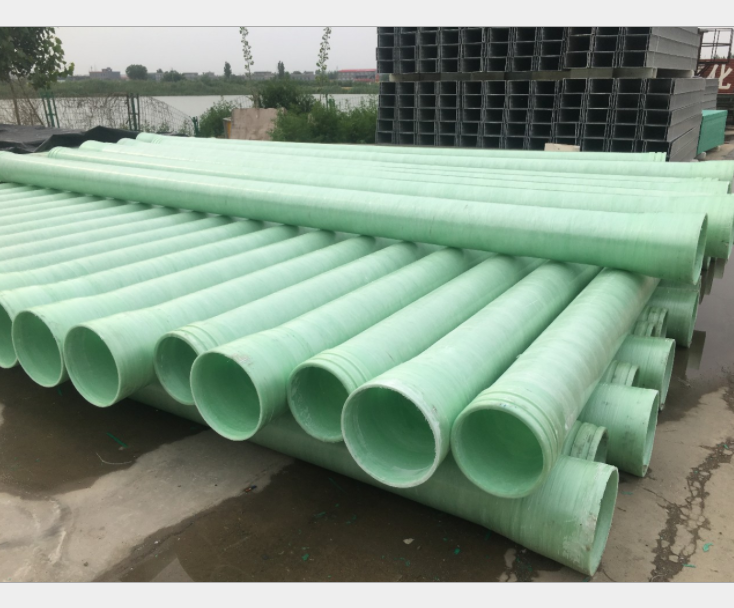 玻璃钢管道地埋式夹砂管道市政排水排污管通风除臭管道工艺管定制