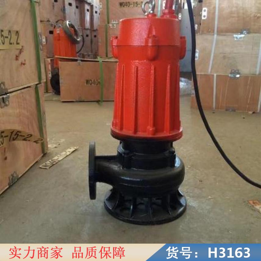 钜都带切割潜水排污泵 防爆潜水污水泵 耐高温潜水排污泵货号H3163