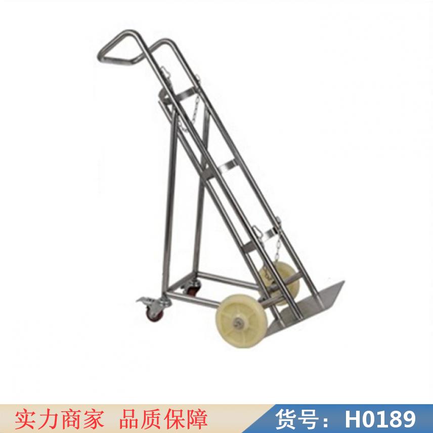 智众氧气乙炔推车 乙炔氧气瓶推车 车间推车货号H0189