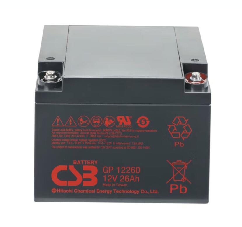 希世比CSB蓄电池GP12260 12V26AH 消防主机直流屏UPS内置电源