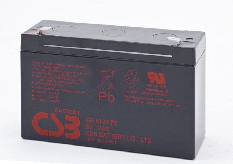 希世比CSB蓄电池GP6120 6V12AH电梯通讯应急UPS电源现货
