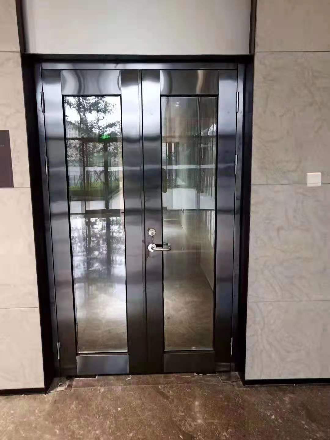 厂家直销不锈钢玻璃防火门  玻璃防火门 车间不锈钢防火门