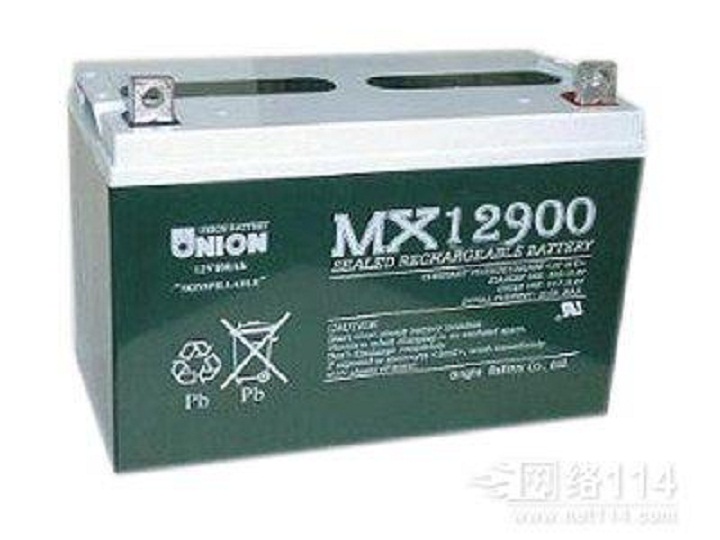 UNION友联蓄电池MX12900 12V90AH 铅酸/免维护/不间断UPS/EPS电源