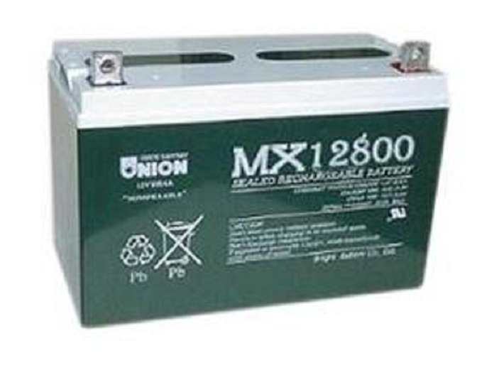UNION友联蓄电池MX12800 12V80AH 蓄电池铅酸免维护 计算机系统专用