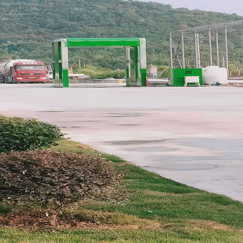 三木封闭式清洗洗车机 工地洗车房 龙门固定式洗车房
