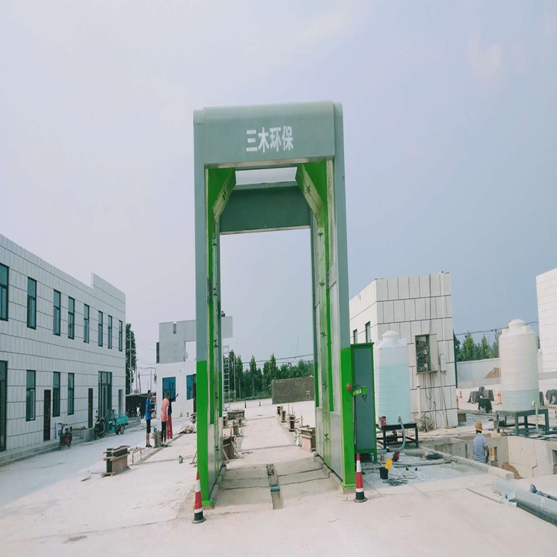 三木摇摆冲洗全封闭洗车房 建筑工地洗轮机 龙门框架全自动洗车机