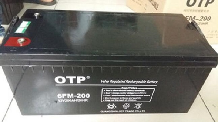 OTP蓄电池6FM-200 12V200Ah 正品铅酸免维护 专用包邮