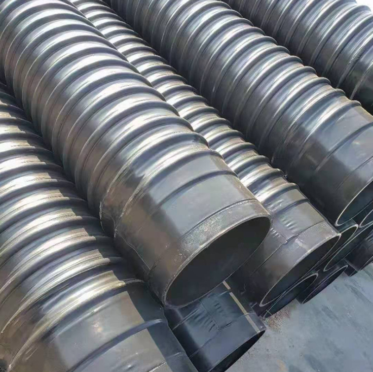 HDPE双壁波纹管 pe大口径波纹管 市政排污管道 地埋管 工程排污管