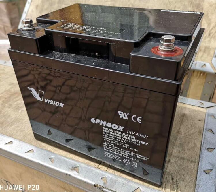 VISION威神蓄电池6FM40-X 12V40Ah UPS直流屏EPS消防专用