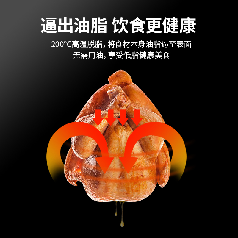 众辰空气炸锅 众辰 油炸口感 1300w 精选 厨房