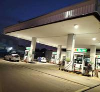 陕西  加油站亮化施工  加油站LED灯 加油站夜间灯光
