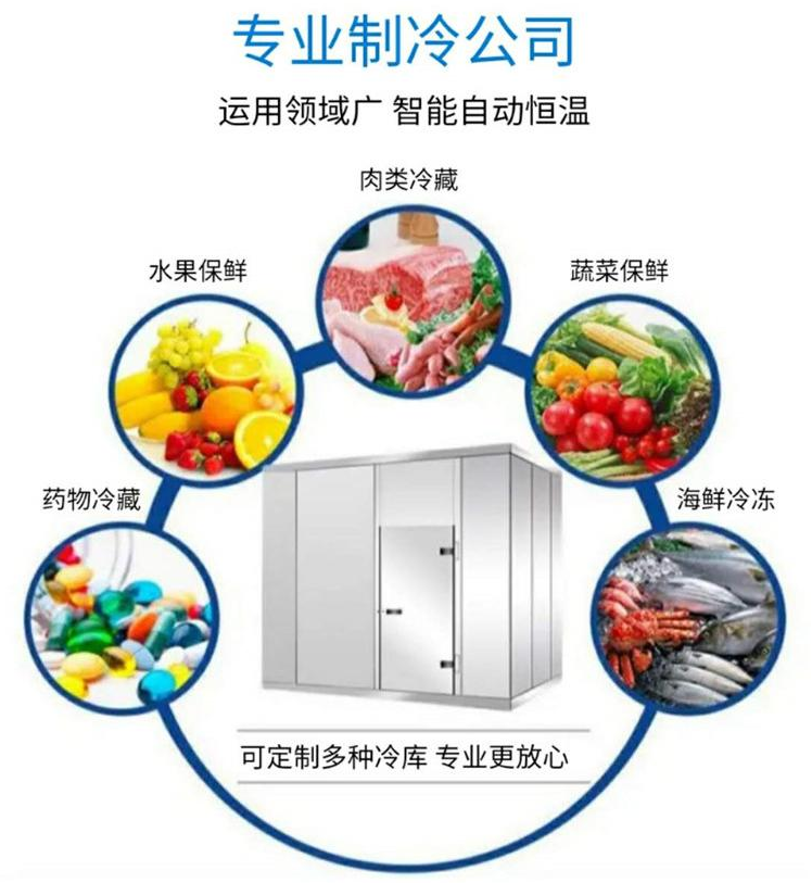 咸阳连锁超市商用蔬菜水果冷藏库 气调库现货出售 推荐