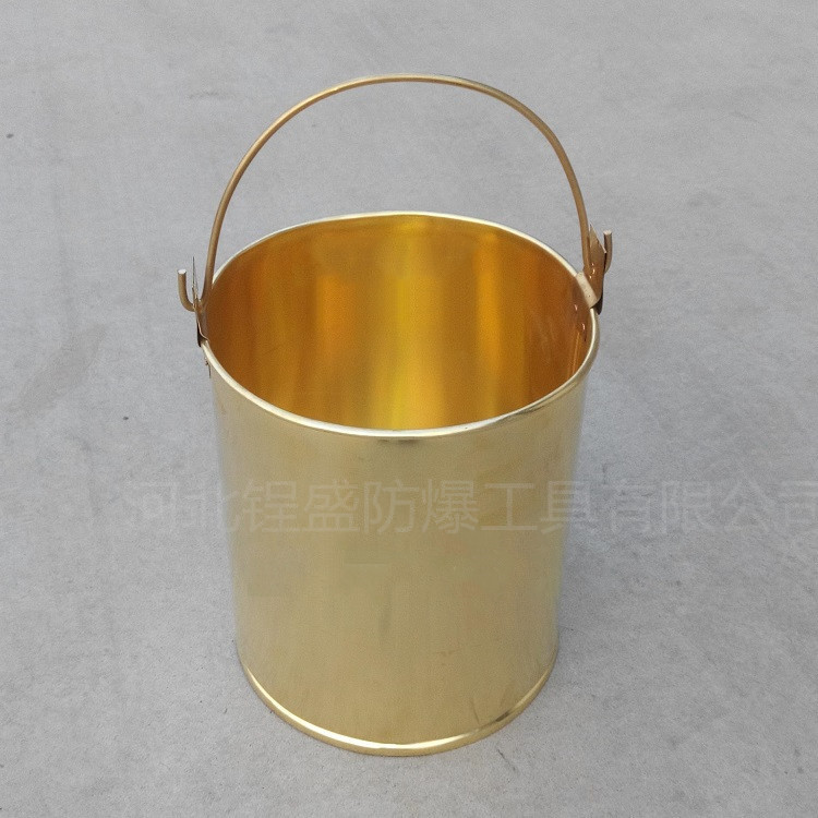 锃盛防爆油桶5L 10L 20L 手提式铜加油桶 铜消防桶 铜桶定制尺寸