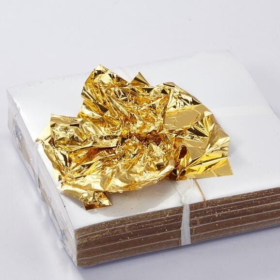 佛山金梓销售【手抓B金箔-14厘米金梓金箔厂 皱贴装修贴顶金泊纸仿金箔纸