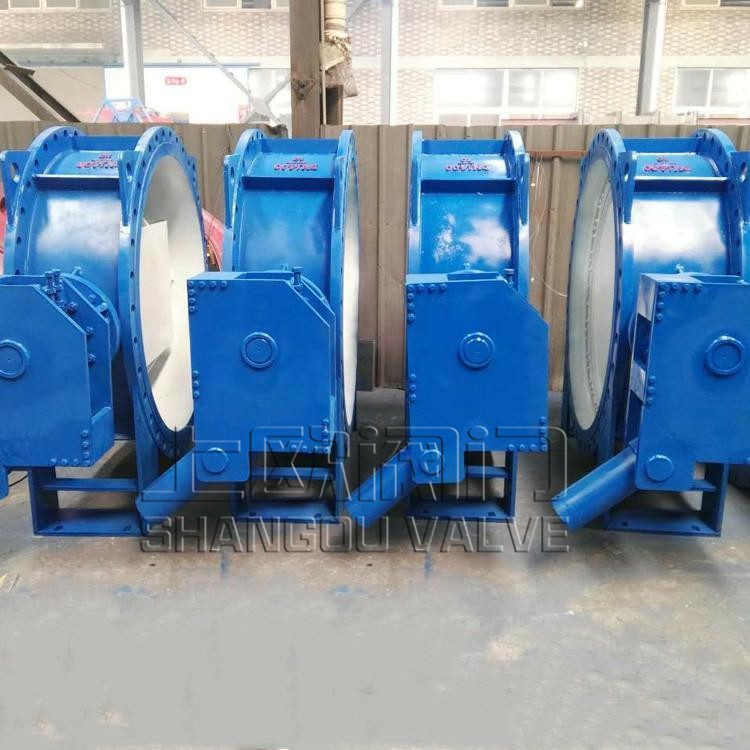上欧阀门 水电站进水阀门 HD741X/H循环水泵出口液控蝶阀价格自来水厂泵房