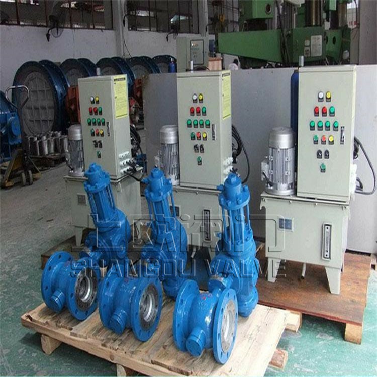 上欧阀门 循环水泵出口液控偏心半球阀 PQ740F/H液控偏心半球阀厂家循环水泵出口