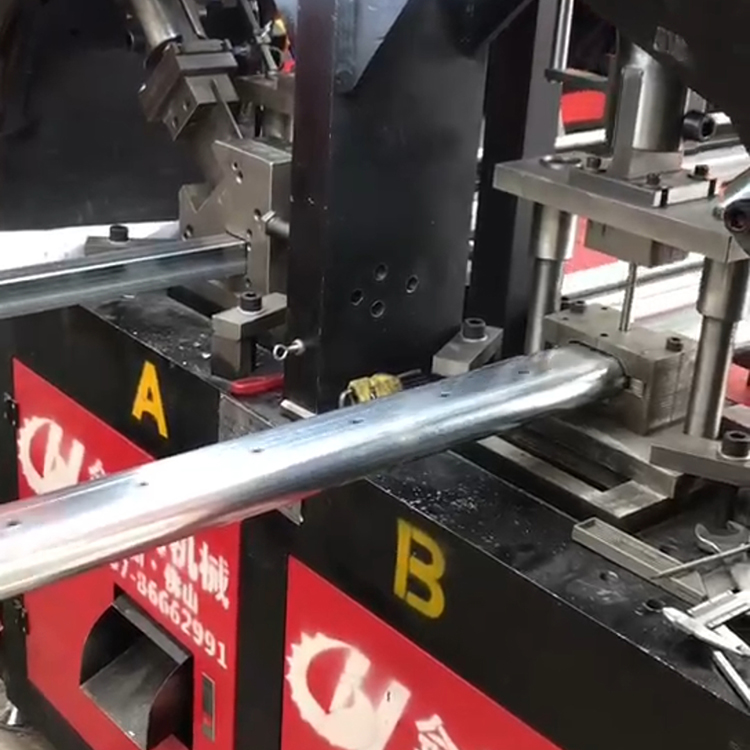实心方钢冲断 货架高速冲孔