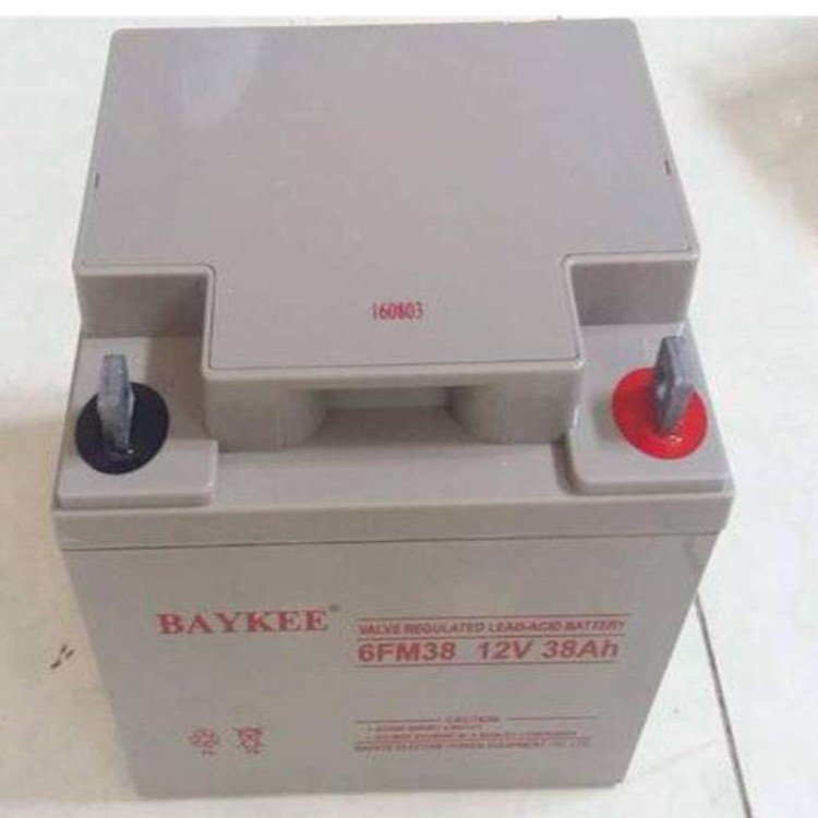 柏克BAYKEE蓄电池6FM38原装UPS蓄电池12V38AH现货