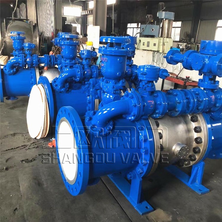 上欧阀门 水电站进水液控球阀 HQ747F专业水电站液控球阀价格