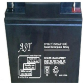 AST蓄电池ST12-17AH风能发电储能原装铅酸蓄电池12V17AH原厂促销
