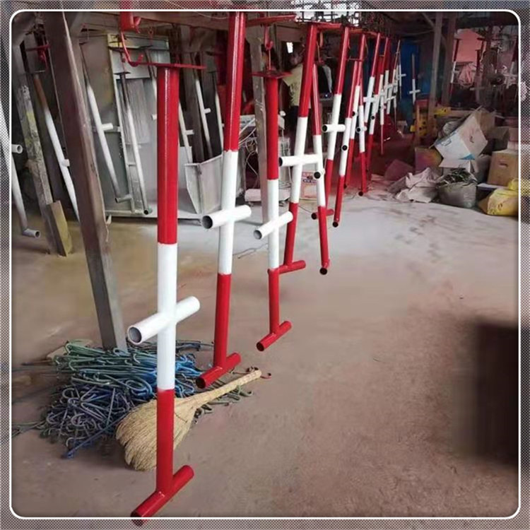 建筑立杆防护栏扶手 定制建筑施工楼梯扶手立杆 临时楼梯扶手 