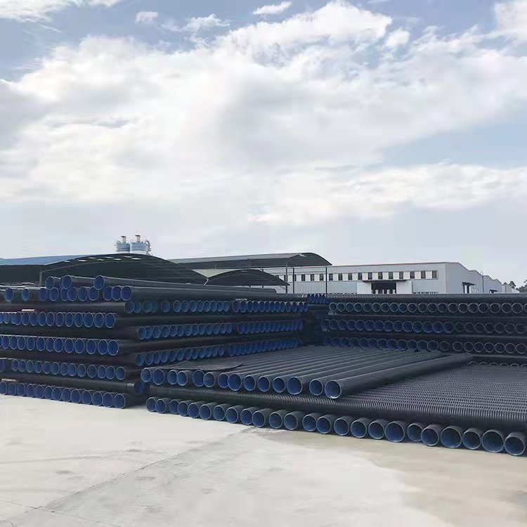 大口径HDPE双壁波纹管 市政专用PE排污管厂家 汕头波纹管生产厂家