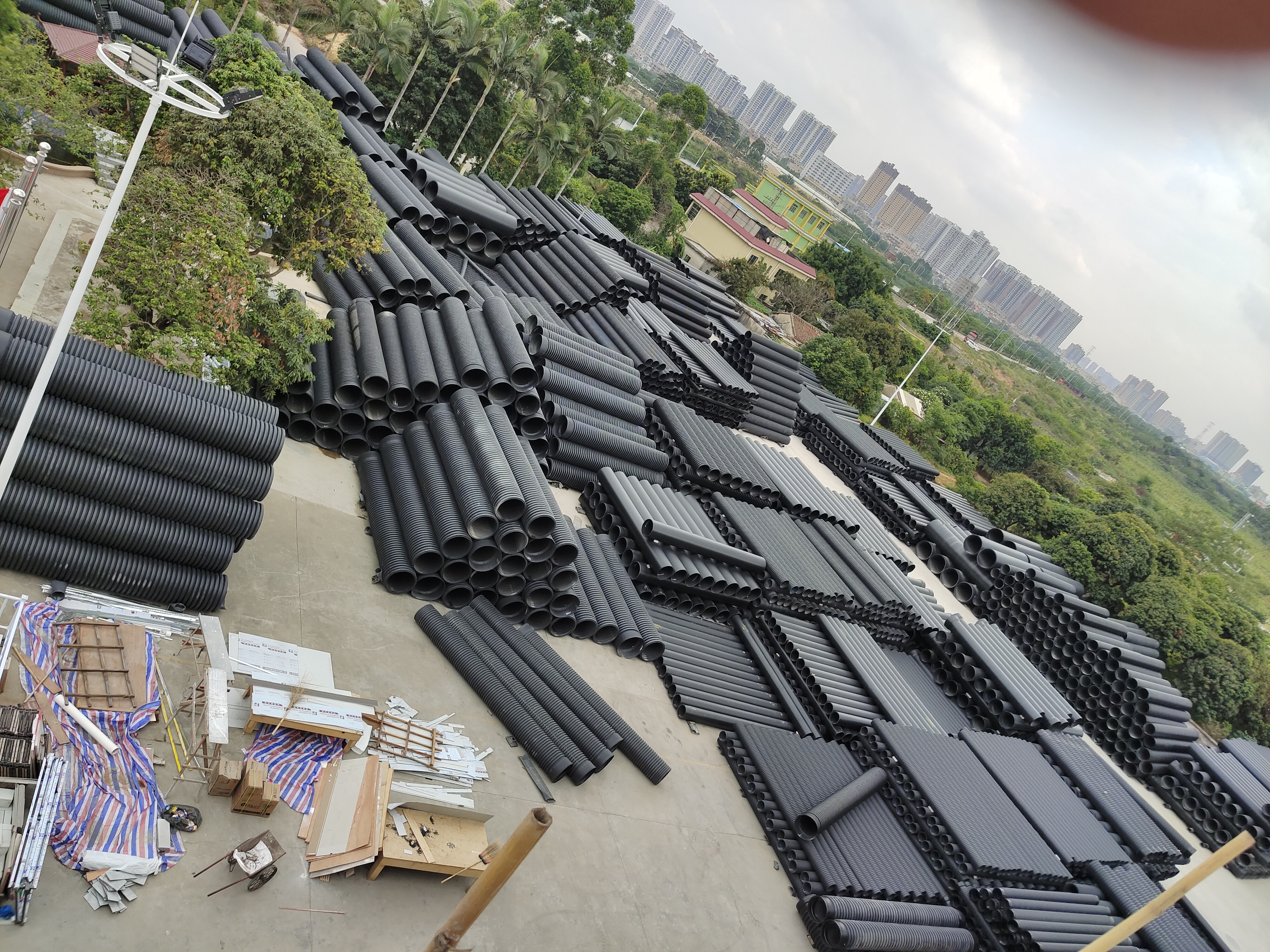 HDPE双壁波纹管 DN1000 SN8 统塑 厂家直销 规格齐全