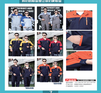山东济南防静电工作服    纯色厚纱卡棉服，可拆卸活里活面 棉袄     加厚耐磨防寒工程棉袄