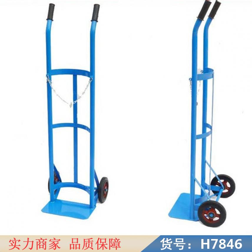 钜都气瓶高栏车 液化气罐推车 手动液压式推车货号H7846