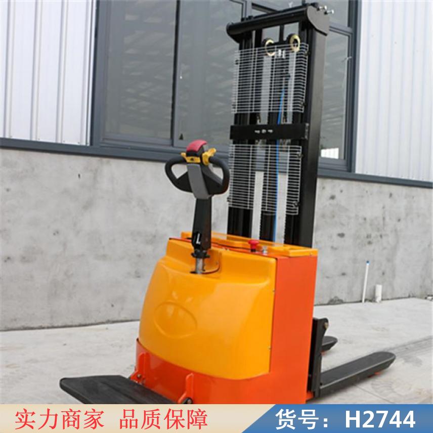 钜都手推电升堆垛车 全电动堆垛机 半电动堆垛叉车货号H2744