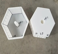 六棱块护坡模具 空心六角护坡模具厂