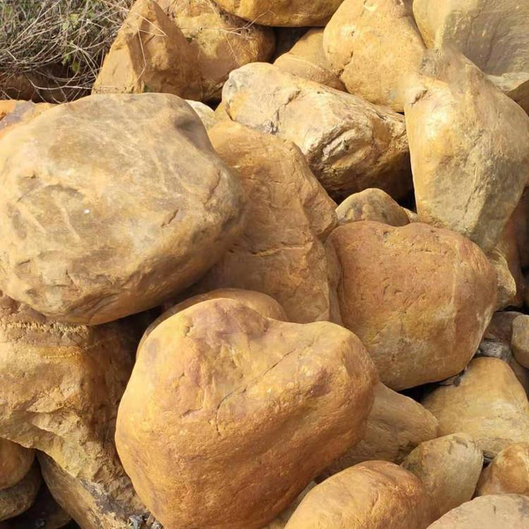 上海天然盆景石价格 天然黄蜡石 黄蜡石批发中心