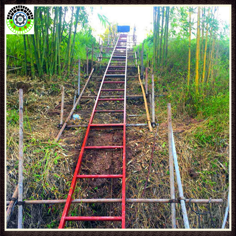 千之万建筑水泥爬山虎提升机斜坡输送机河道上料机