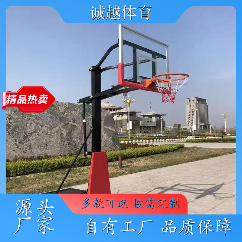 室外篮球架 儿童户外可升降篮球架 训练用体育器材