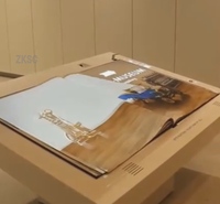 手势控制互动翻书设备 企业展厅体感互动投影设备 数字展馆互动翻书系统 
