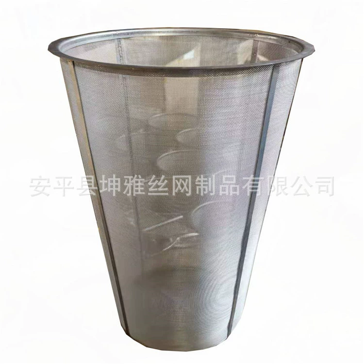 不锈钢编织网滤筒现货供应 安平县坤雅丝网优选高效过滤效果