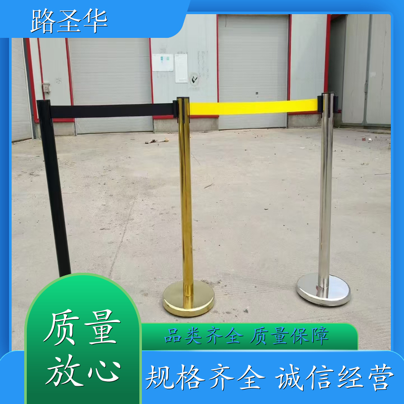 银行排队隔离柱 一米线伸缩隔离警戒带 源头厂家 多尺寸可选