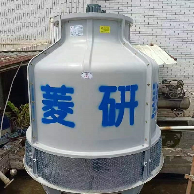 10T圆形冷却塔 凉水塔 黄色水塔 低噪音低耗能  菱研机电